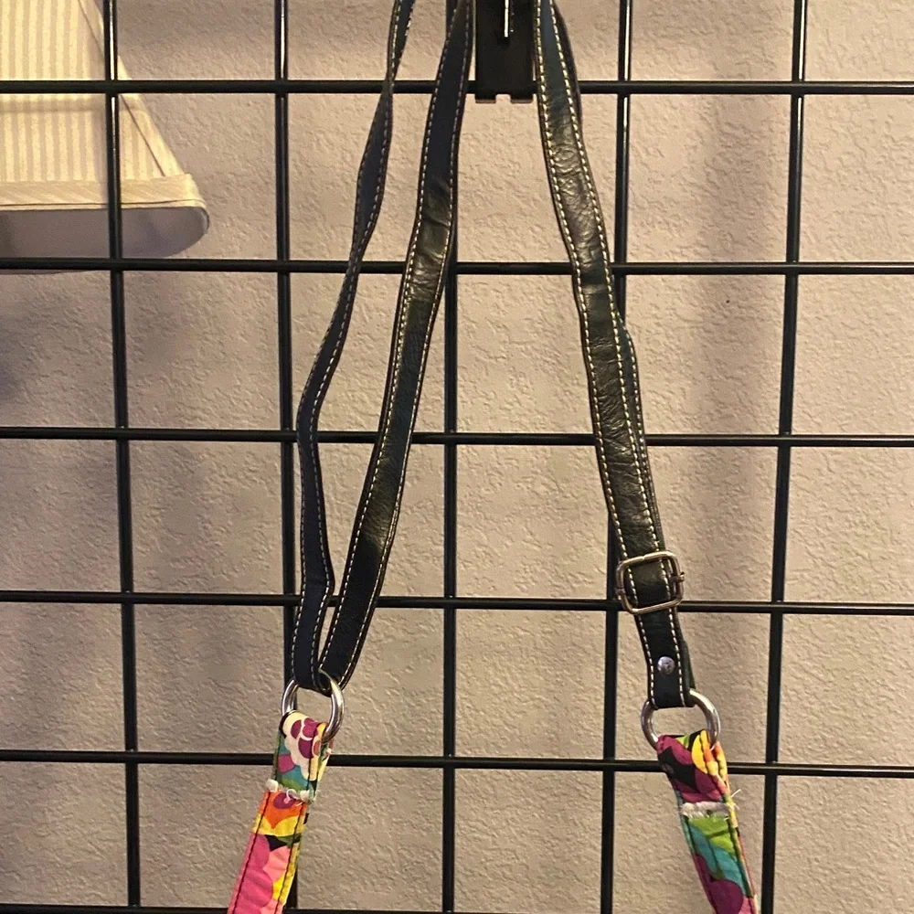Vera Bradley Pink and Yellow Floral Crossbody Bag